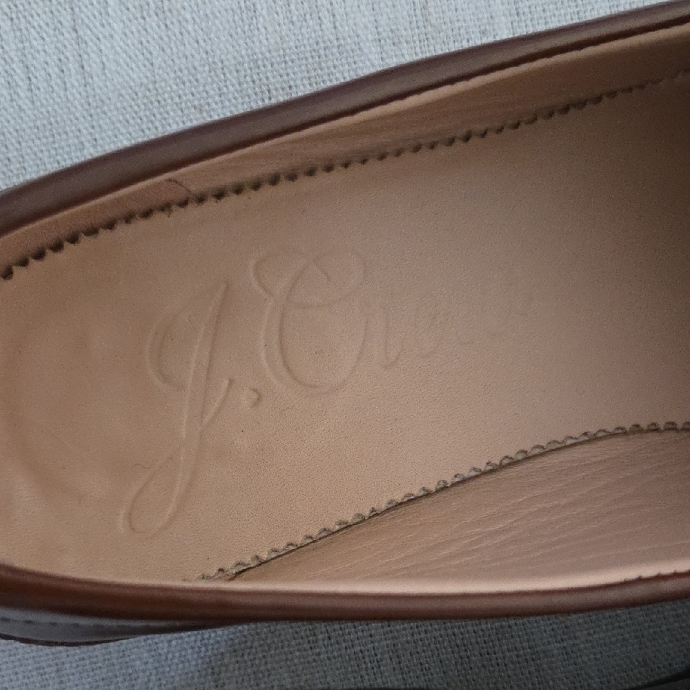 J. Crew Rich Brown Leather Loafers - Picture 5 of 9